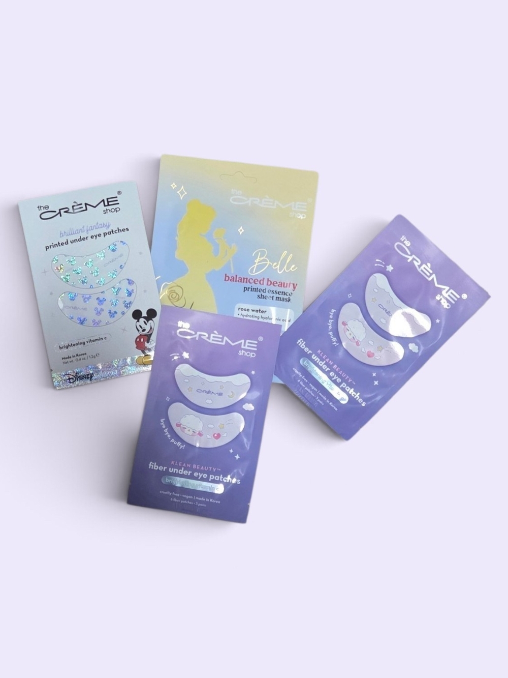 The Crème Shop Belle Face Mask And Eye Patch Bundle
